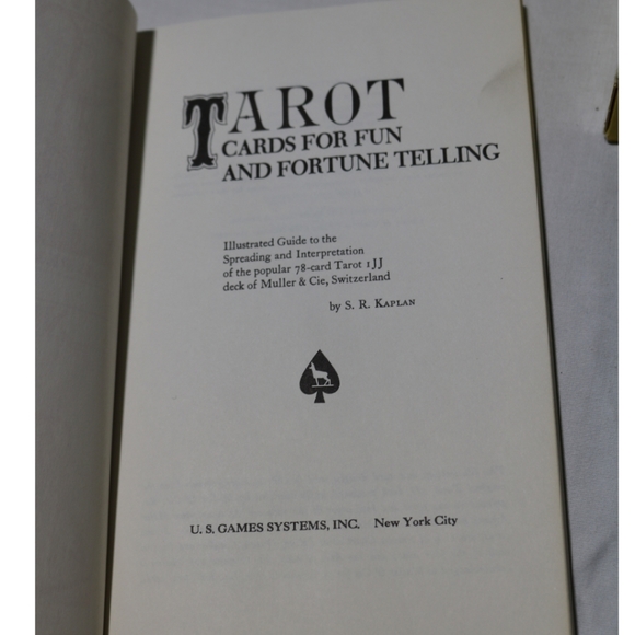 SOLD!!  VTG Tarot Card Deluxe Edition 1JJ Deck Switzerland - Picture 7 of 13